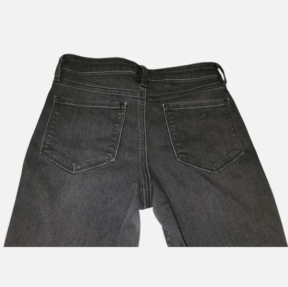 Athleta SculpTek Skinny Jeans Womens 4 Carbon Black Zip Ankle Stretch Mid Rise - Picture 15 of 15